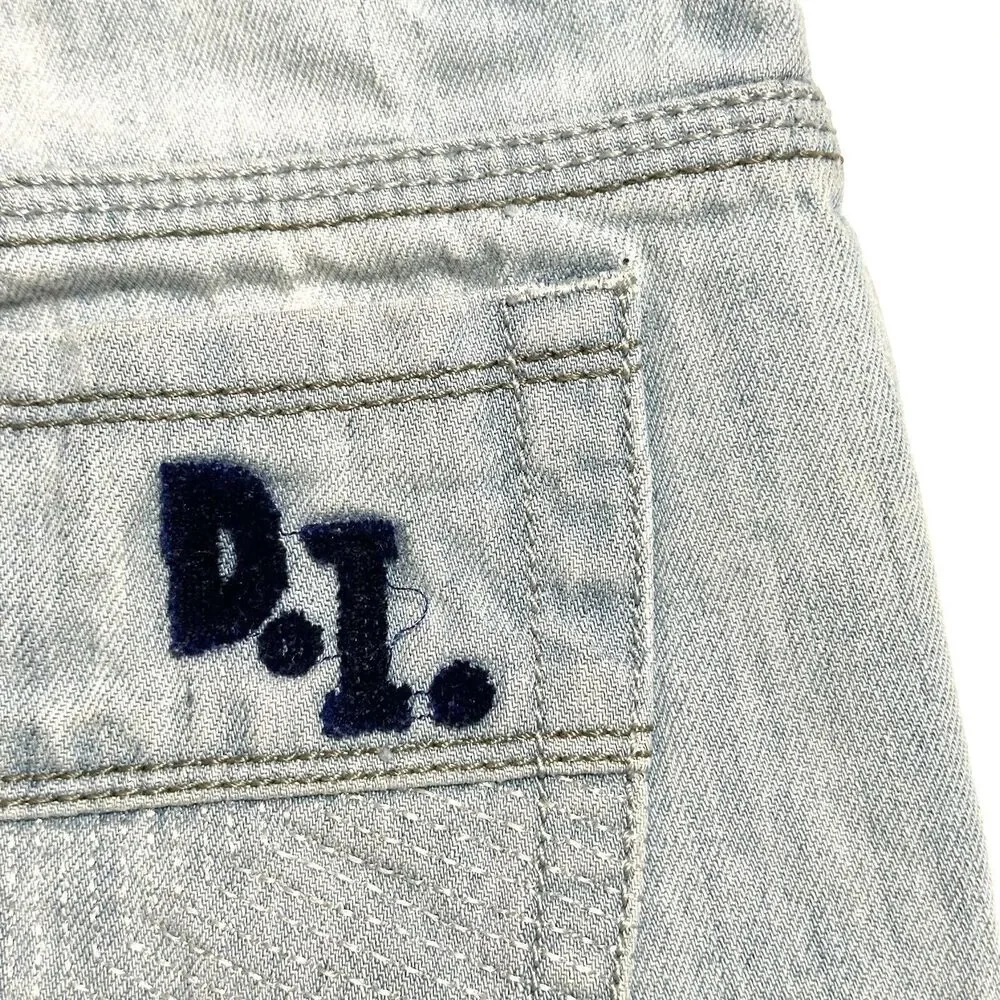 Diesel Adidas Jeans Viker Ad Tag Size 29x34 Actual 30x29 Distressed Blue Denim - Picture 8 of 16